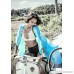 MIXMAX Women Casual Boho Chiffon Kimono Cardigans Bikini Coverup Tops Outwear Blue Wing B06VX6KD6Q
